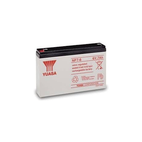 Batterie NP7-6 YUASA NP 6V 7AH