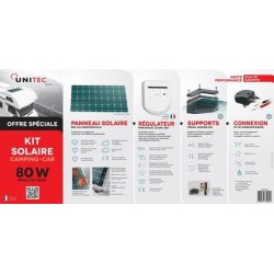 Kit solaire 80W Evolutif UNITECK