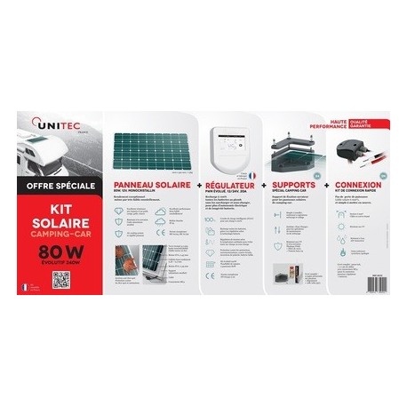 Kit solaire 80W Evolutif