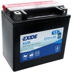 Batterie Moto Exide etx14-bs