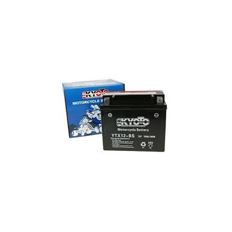 YTX12-BS Batterie moto 12V 10AH